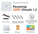 ZONT Climatic 1.2 Погодозависимый автоматический GSM / Wi-Fi регулятор (1 ГВС + 2 прямых/смесительных) с доставкой в Братск